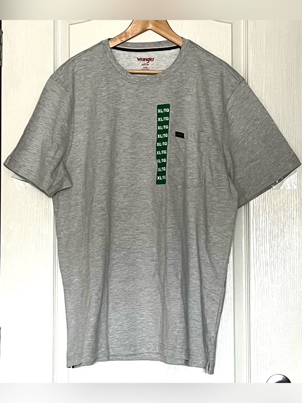 NWT Wrangler Men's Workwear Pocket T-Shirt Heather Grey Size XL Normcore Utility